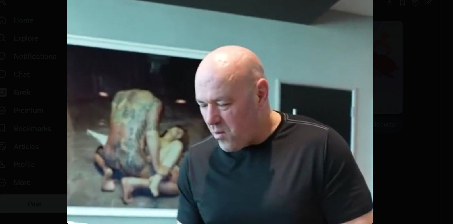 UFC President Dana White Replaces Poster Of Yakuza Boss Fucking Girlfriend with Piece From Podesta Brother’s Toddler Torture Collection to Appease Dems After Backlash Over ‘Problematic’ Straight Art "If Democrats can hang this shit in their mansions without getting raided, it's good enough for my wall," says White.